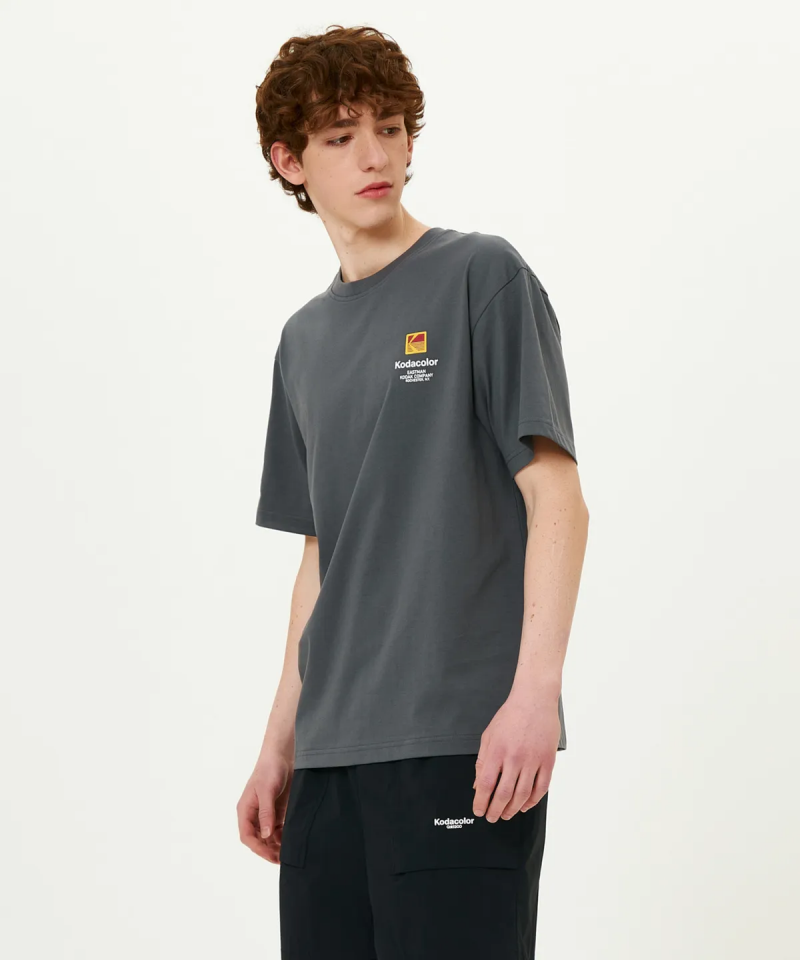 【WE ARE】Korea KODAK Aerocool Club Short Sleeve T-Shirt K5223LRS45