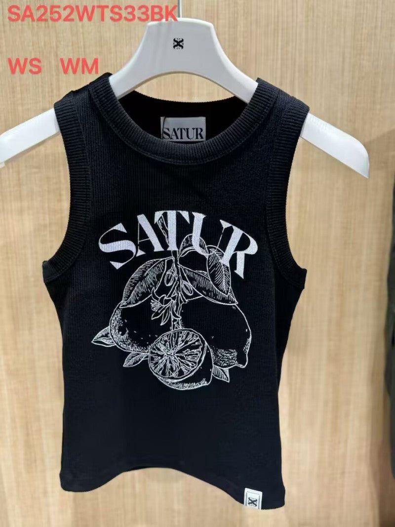 女款【WE ARE】韓國Satur休閒背心T恤SA252WTS33
