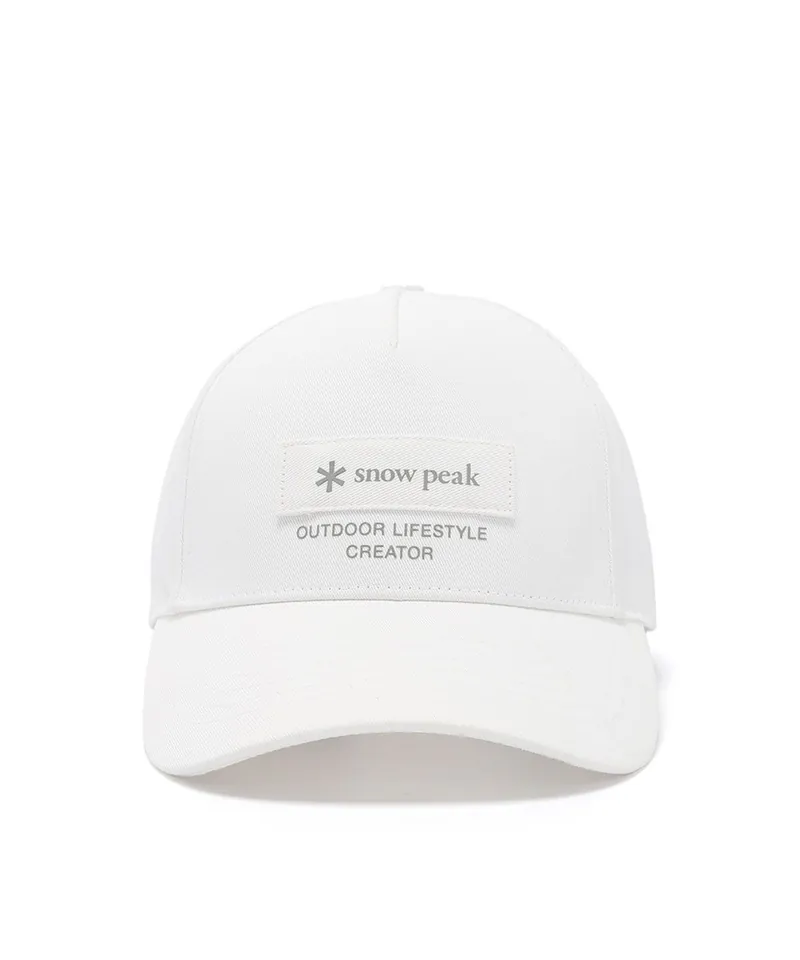 【WE ARE】Korea snow peak cloth logo baseball cap S25SUFBC32