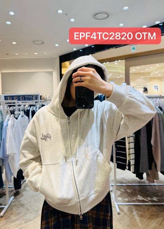 女款【WE ARE】韓國M計畫加絨拉鏈連帽外套EPF4TC2820