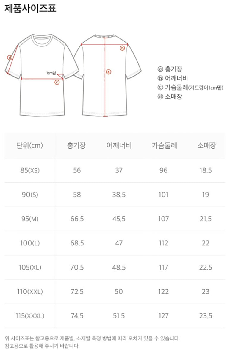Unisex【WE ARE】 Korean National Geographic logo short-sleeved T-shirt N255UTS020