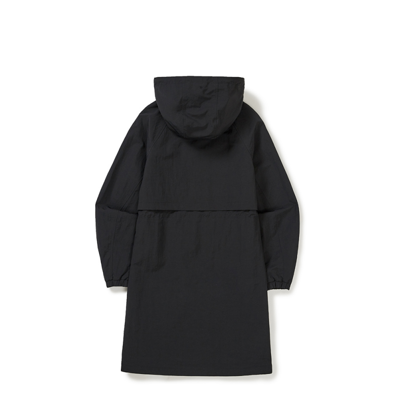 Women's【WE ARE】Korea snow peak CAMPLE long hooded windbreaker jacket S25ZWCWB15