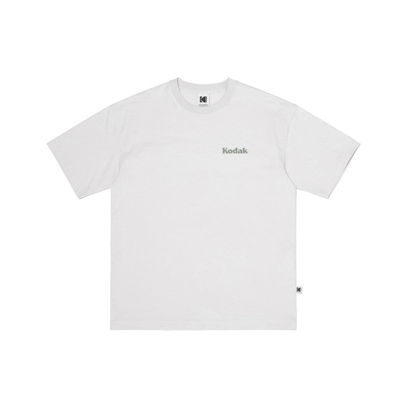 【WE ARE】Korea โกดัก Sinery Back Graphic short -sleeved T -shirt K5223LRS10