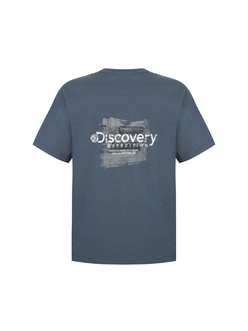 【WE ARE】韓國Discovery SORONA涼感油漆LOGO短袖T恤 DXRS7G053