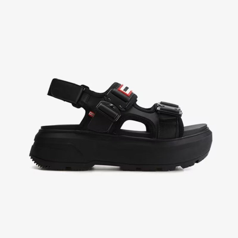 【WE ARE】韓國HUNTER皮革扣式涼鞋HCU3109FDZ