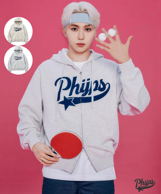 限時折扣【WE ARE】韓國PHYPS連帽拉鏈外套PFF1HZ302S