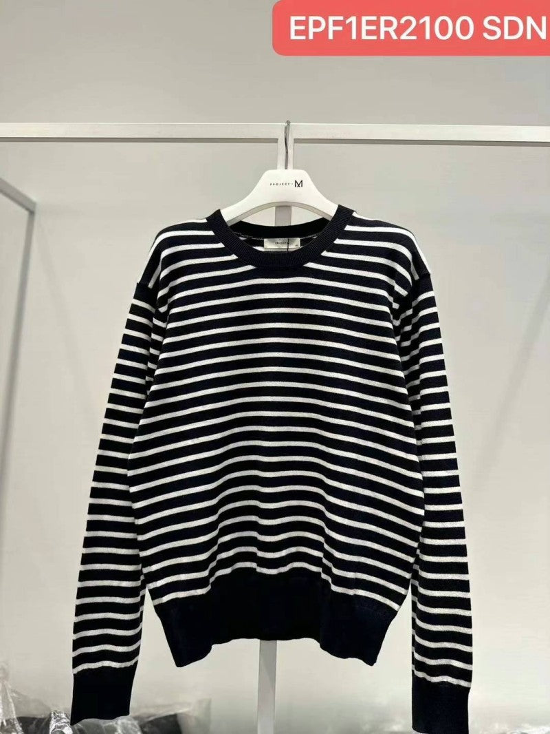 女款【WE ARE】韓國M計畫圓領針織毛衣EPF1ER2100