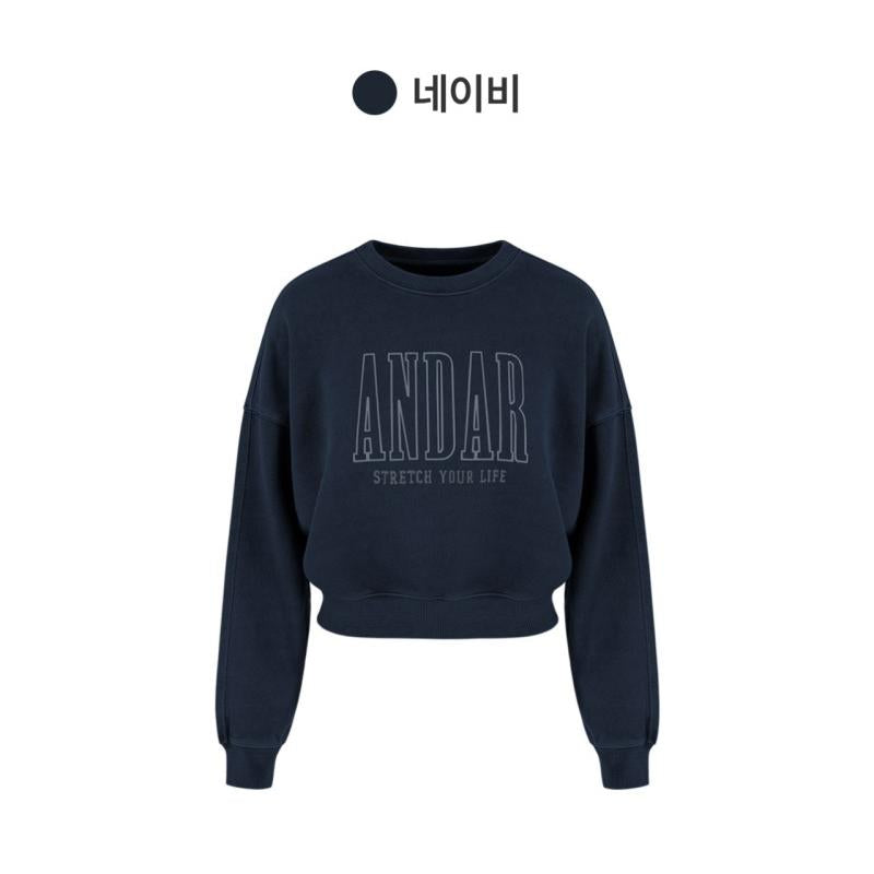 【WE ARE】韓國Andar短版大學T衛衣ANADR11943