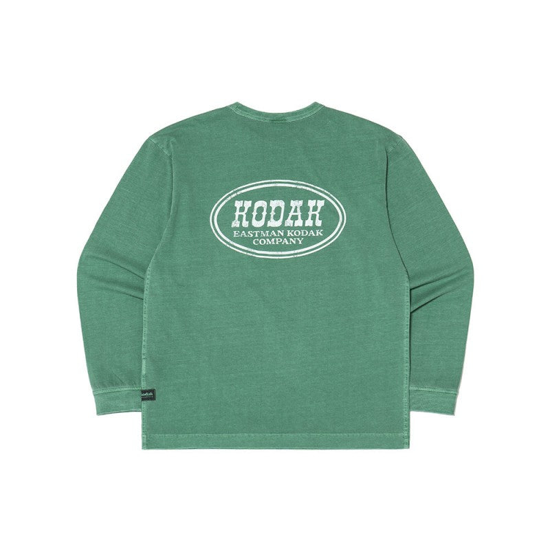 【WE ARE】Korea KODAK Kodak retro old long-sleeved T-shirt K5123LRL12