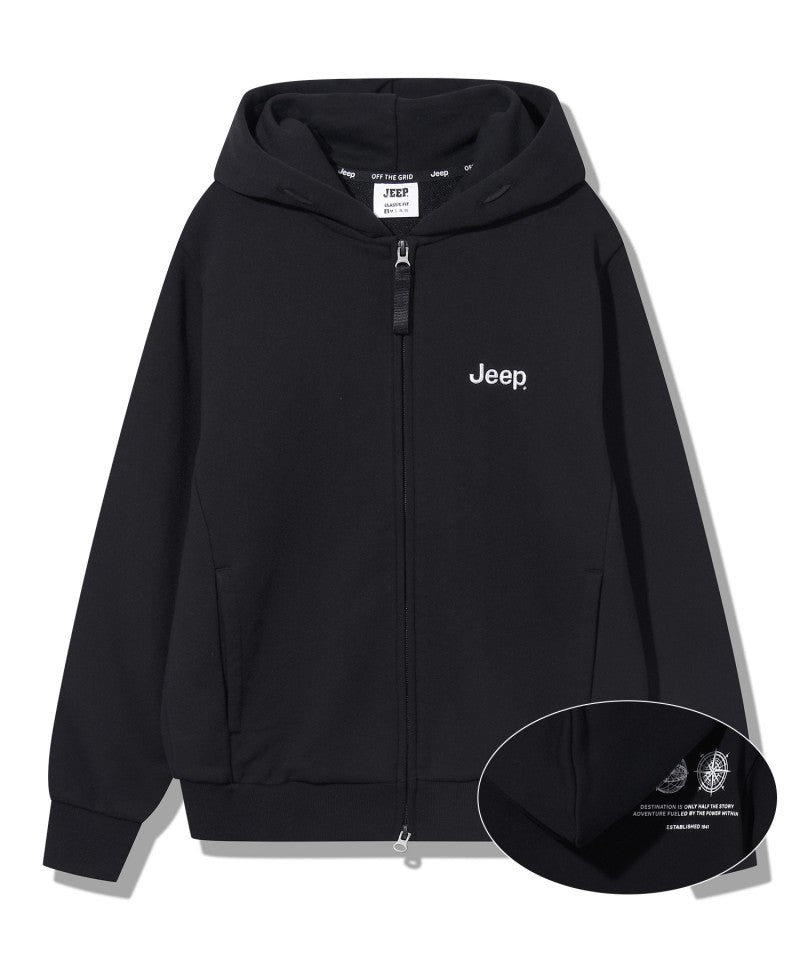 男女同款【WE ARE】韓國JEEP連帽拉鏈外套JQ3TZU001