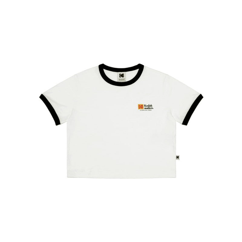 【WE ARE】Korea โกดัก Essential Ringer Short Sleeve T-shirt Woman K5222ERS20