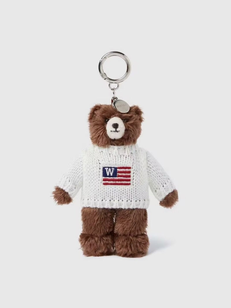 【WE ARE】Korea WHO.AU Shaking Bear Pendant Bag Ornament WHAWE4935A