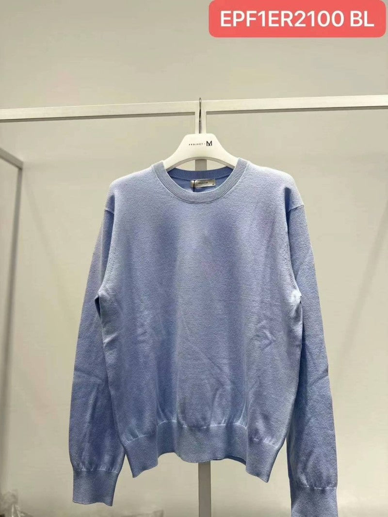 女款【WE ARE】韓國M計畫圓領針織毛衣EPF1ER2100