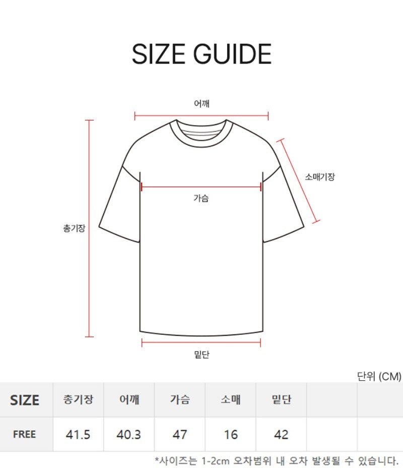 【WE ARE】韓國DONTBELATE 短版短袖T恤