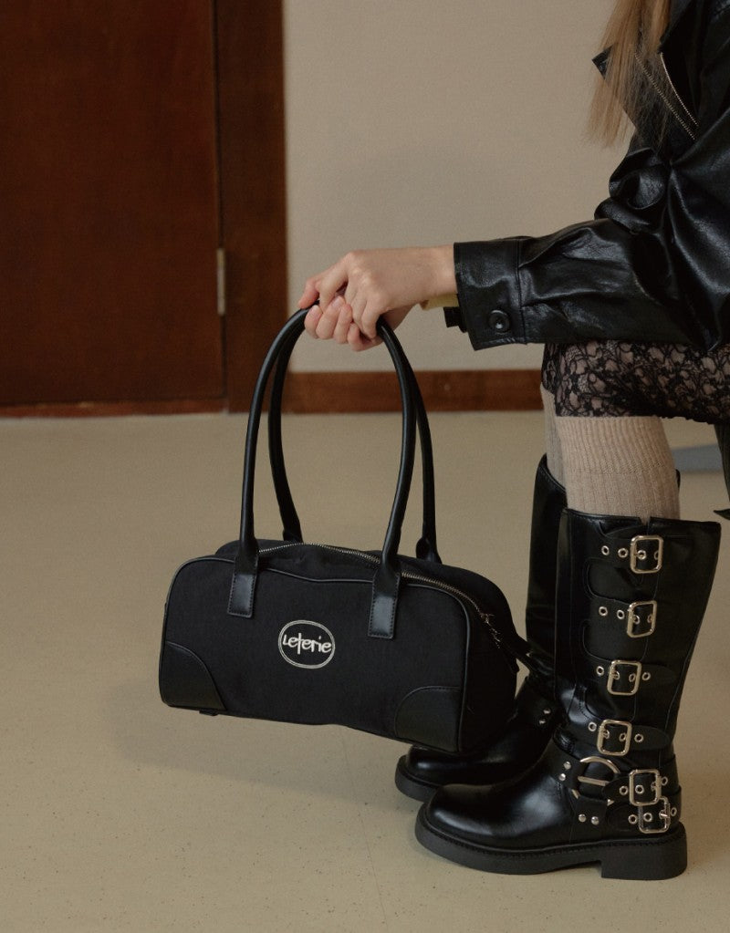 【WE ARE】韓國Leterie尼龍法棍包LETERIENYLONBAGUETTEBAG