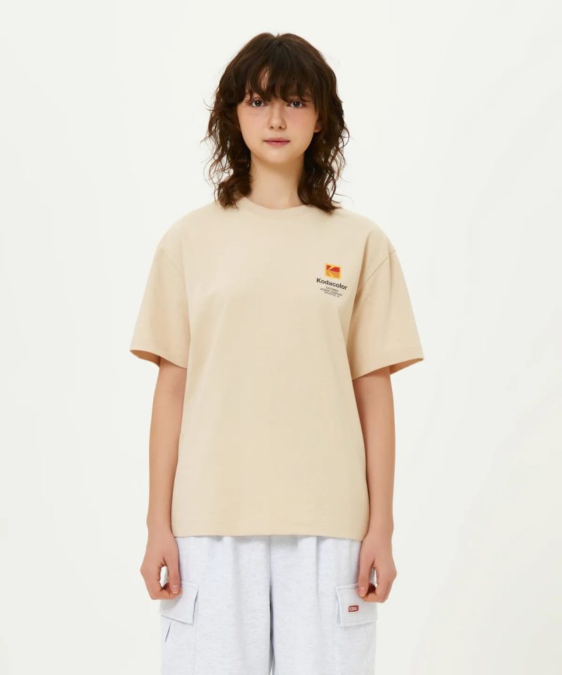 【WE ARE】Korea KODAK Aerocool Club Short Sleeve T-Shirt K5223LRS45