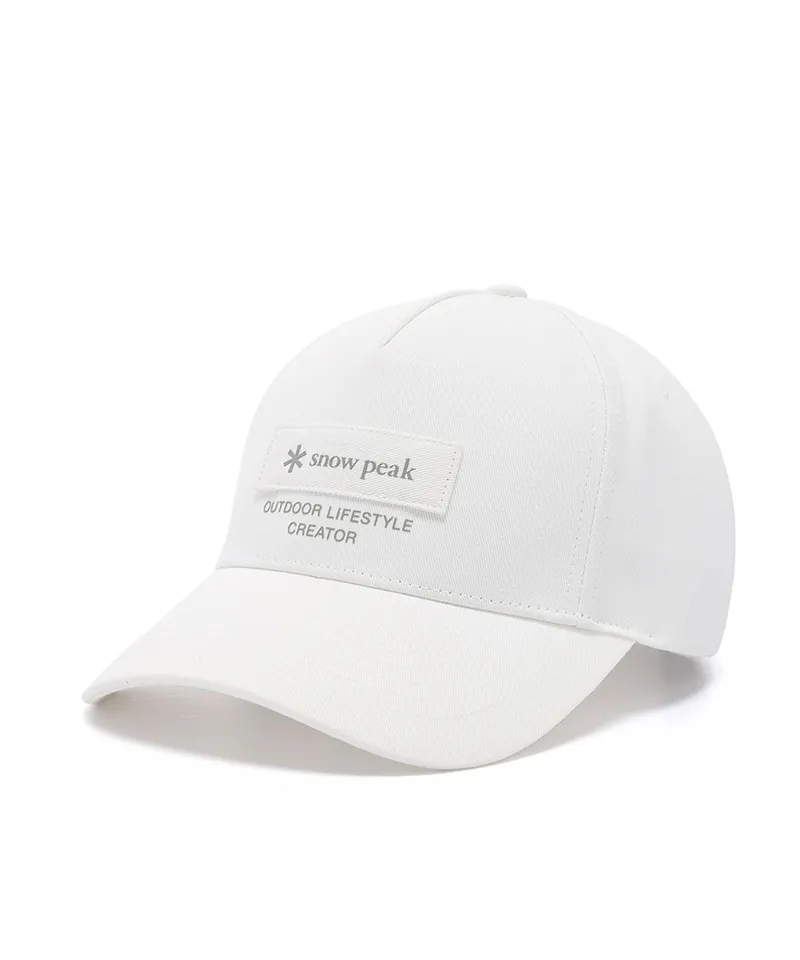【WE ARE】Korea snow peak cloth logo baseball cap S25SUFBC32