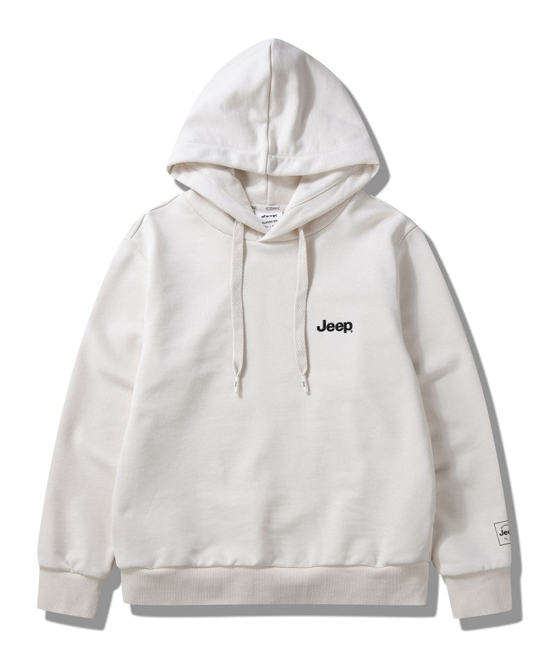 男女同款【WE ARE】韓國JEEP 刺繡帽T JQ1THU002