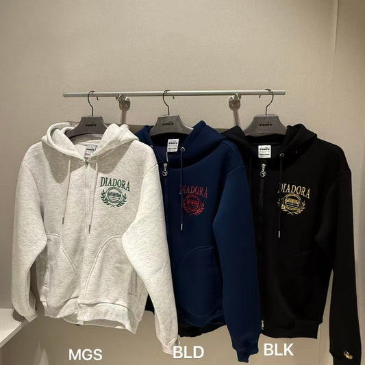 【WE ARE】韓國Diadora連帽拉鏈外套D5323LFT22