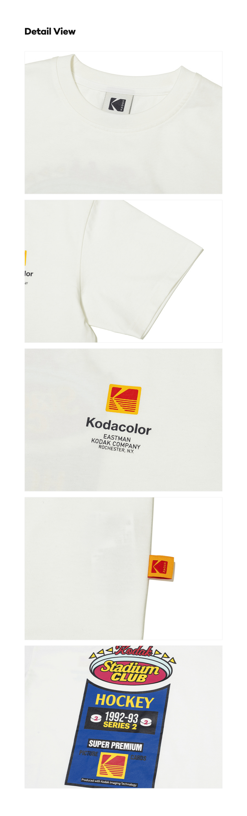 【WE ARE】Korea KODAK Aerocool Club Short Sleeve T-Shirt K5223LRS45