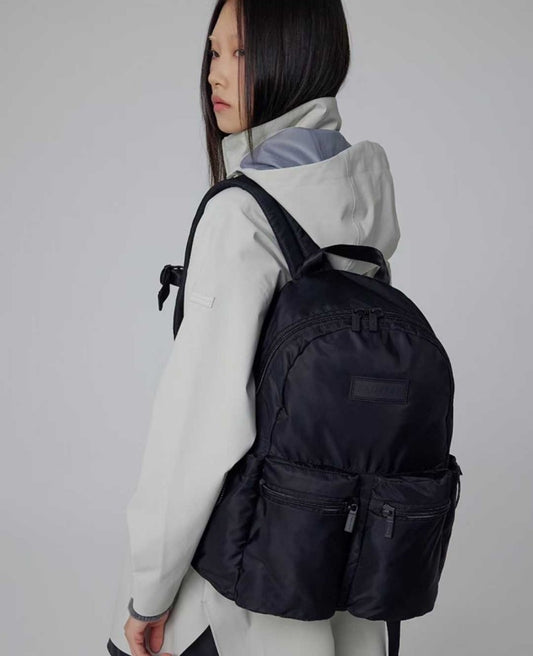 【WE ARE】韓國HUNTER防水面料雙口袋雙肩包後背包HDWK025BBZ