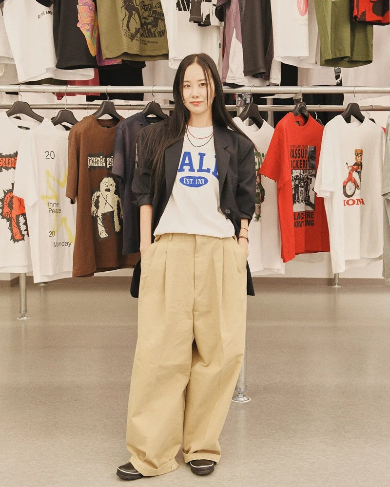 【WE ARE】韓國YALE 大標寬版短袖T恤YFM1SS306S