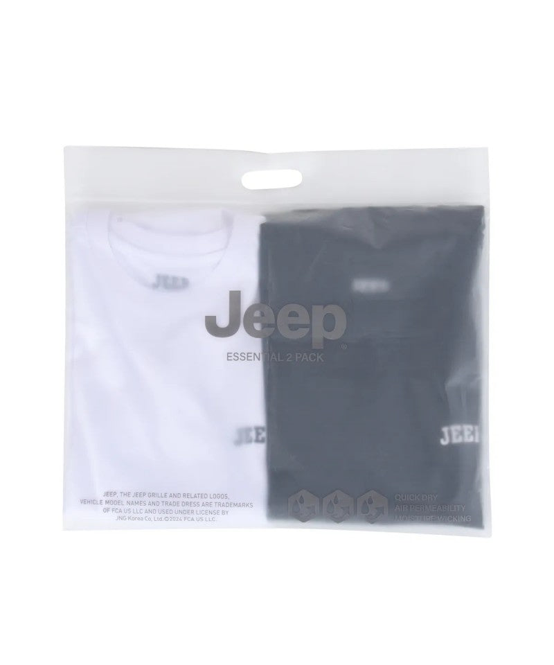 2 PACK【WE ARE】韓國JEEP圓領長袖T恤JQ5TSU754