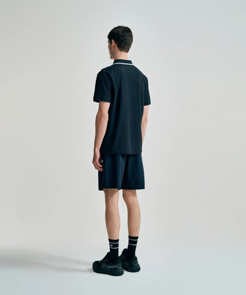 【WE ARE】韓國SERGIO TACCHINI 男款領口小標短袖POLO衫 TMPQ10553