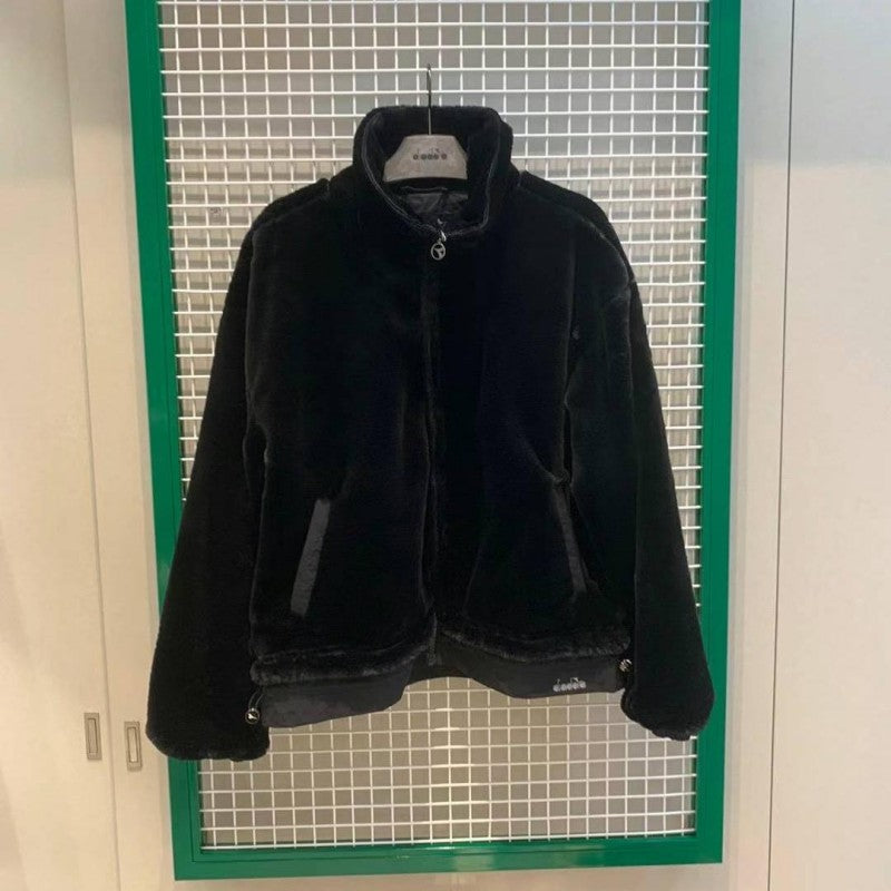 【WE ARE】Korea Diadora lambswool zipper jacket D4422LFJ93