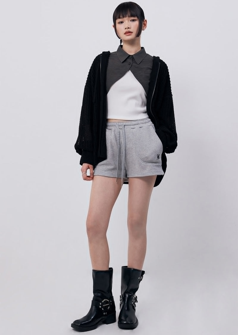 【WE ARE】韓國WAL WOOALONG女款棉短褲WL242JSP01W