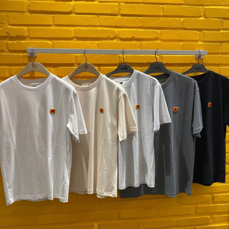 Askin涼感 男女同款【WE ARE】韓國KODAK柯達 小方標短袖T恤K5223ERS34