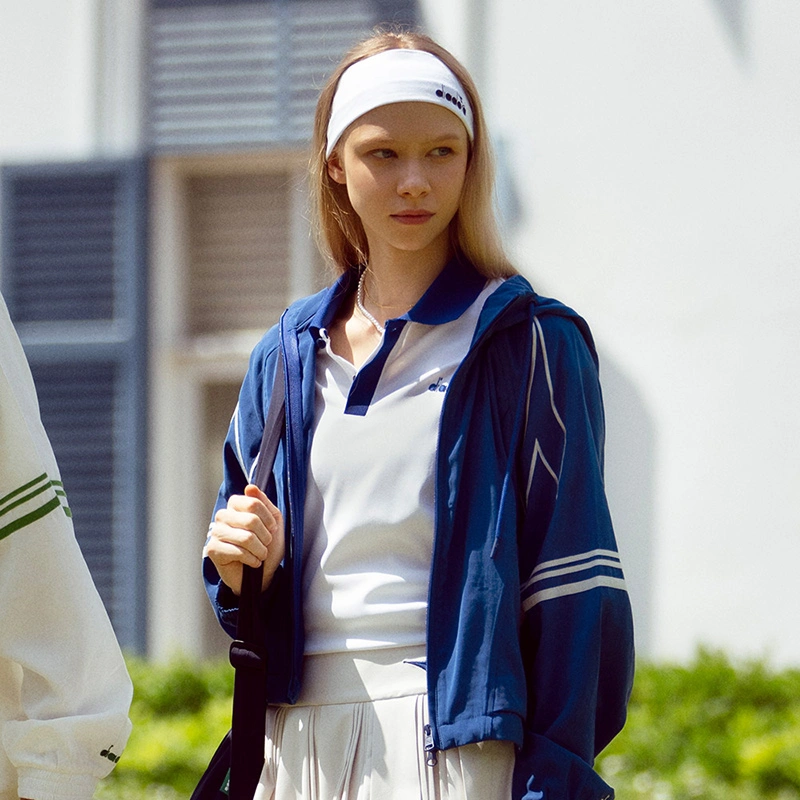 限時折扣 朴敏英同款【WE ARE】韓國Diadora人造絲連帽外套D4123TWT34