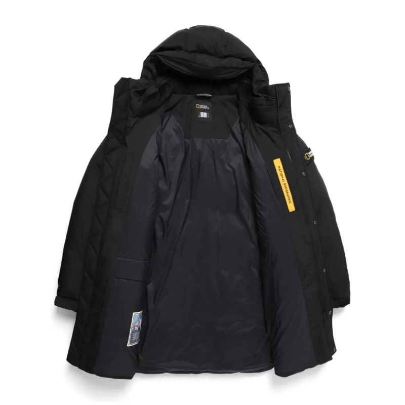 【WE ARE】Korea National Geographic hooded down jacket long coat N244UDW141