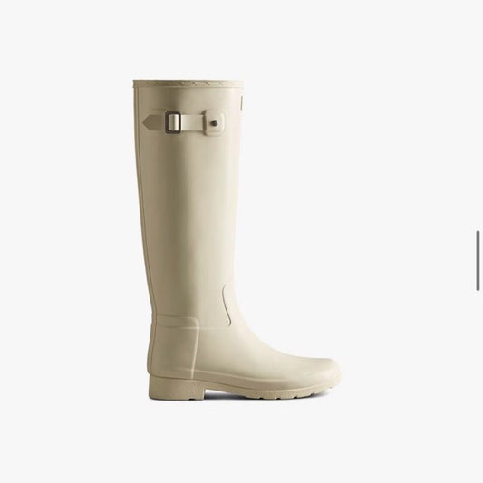 【WE ARE】韓國HUNTER精緻Refined高筒純色雨靴WFT1017RMA