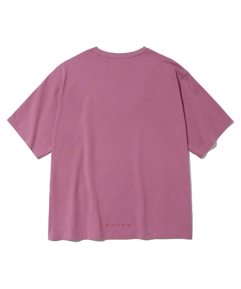 【WE ARE】韓國HONDA 粉色小標短袖T恤 HEM1SS335B