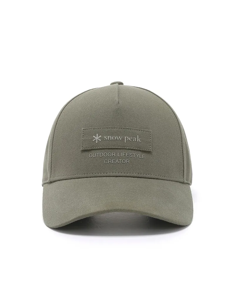 【WE ARE】Korea snow peak cloth logo baseball cap S25SUFBC32