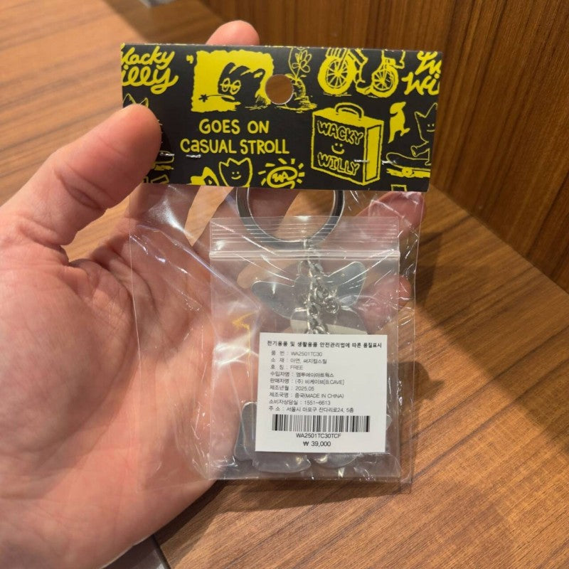 【WE ARE】韓國wacky Willy小飛人鑰匙扣掛件WA2501TC30