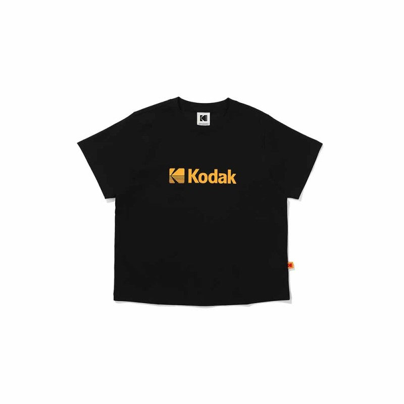 【WE ARE】Korea โกดัก Big Logo Askin Short Sleeve T-shirt Woman K5222ERS26