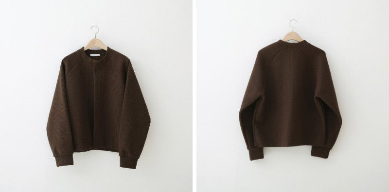 【WE ARE】Korean round collar cardigan jacket in 5 colors