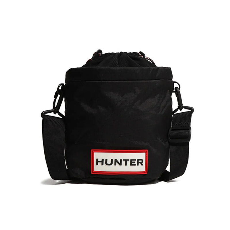 【WE ARE】韓國HUNTER尼龍防水輕便單肩斜挎水桶包UBX3602NRS