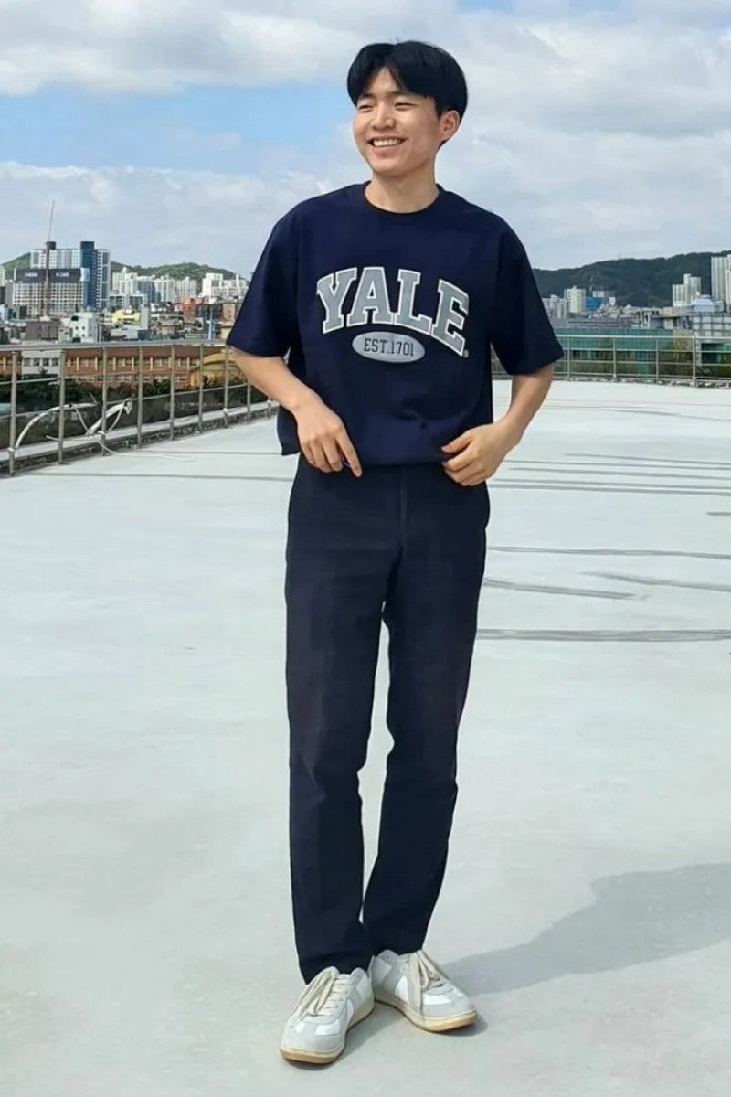 【WE ARE】韓國YALE 大標寬版短袖T恤YFM1SS306S