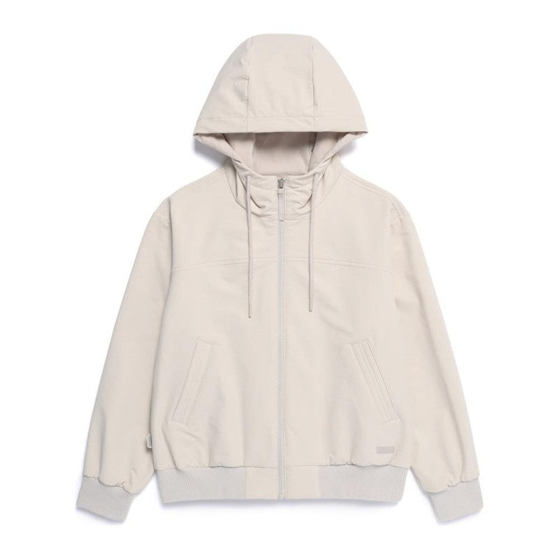 女款【WE ARE】韓國國家地理加絨拉鏈連帽外套N254WFT050