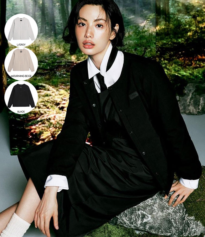 【WE ARE】韓國國家地理大學圓領羽絨夾克外套N253UPD010