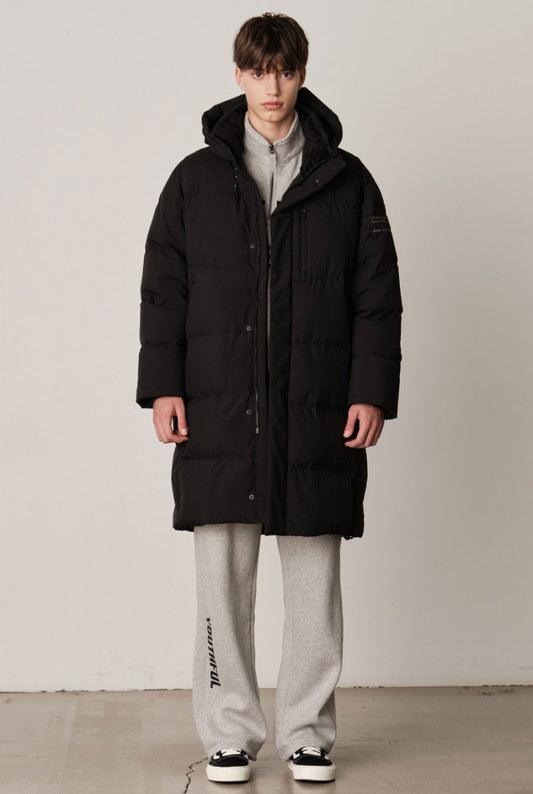 【WE ARE】韓國JEEP休閒連帽長款羽絨服JP4JPU415