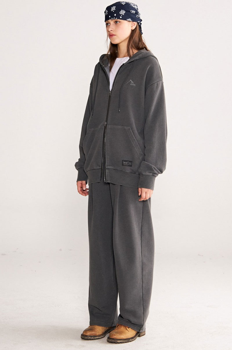 【WE ARE】韓國JEEP 刷舊雙拉鏈連帽外套 JQ5TZU612