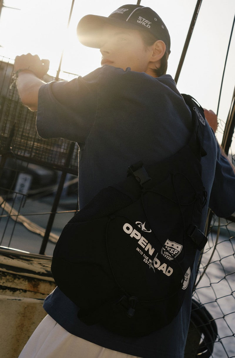 【WE ARE】韓國JEEP休閒單肩斜挎包JQ5GAU001