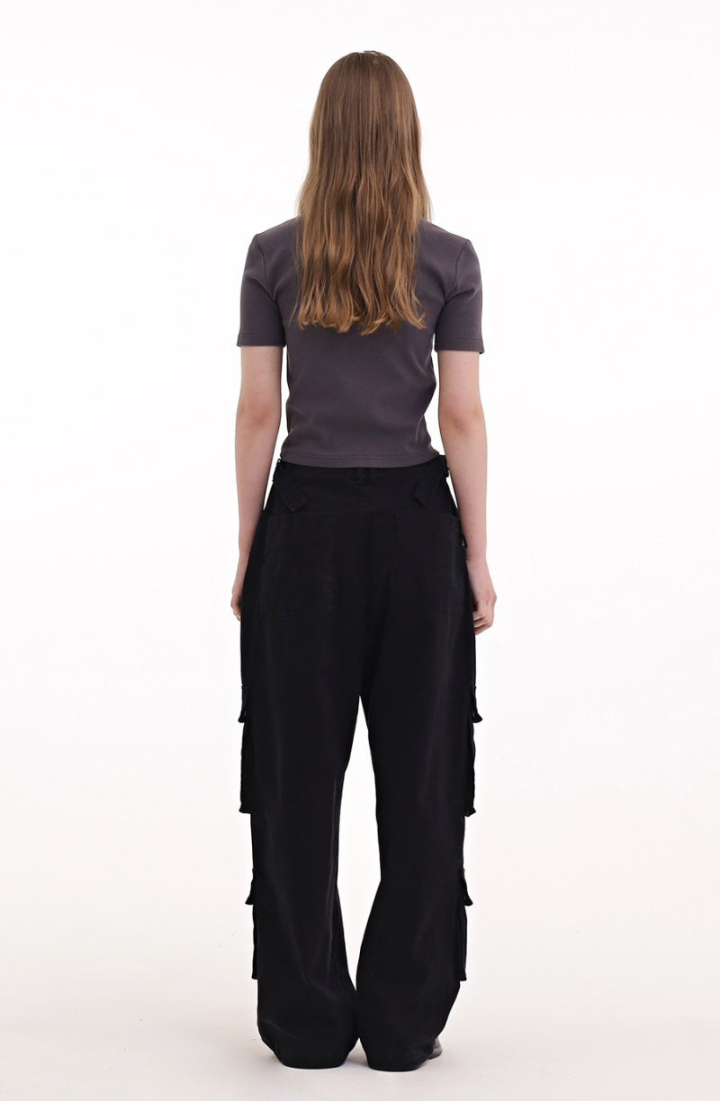 【WE ARE】韓國JEEP 合身基礎款短T JQ5TSF502