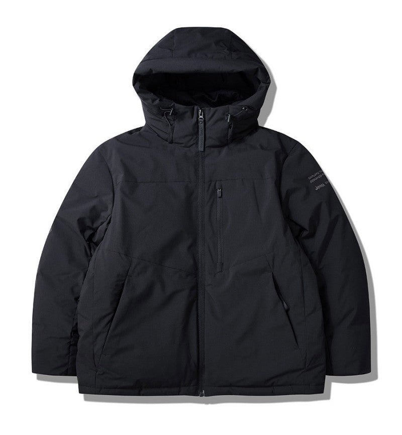 【WE ARE】韓國JEEP休閒 袖縮口連帽鵝絨羽絨外套JP4JPU413