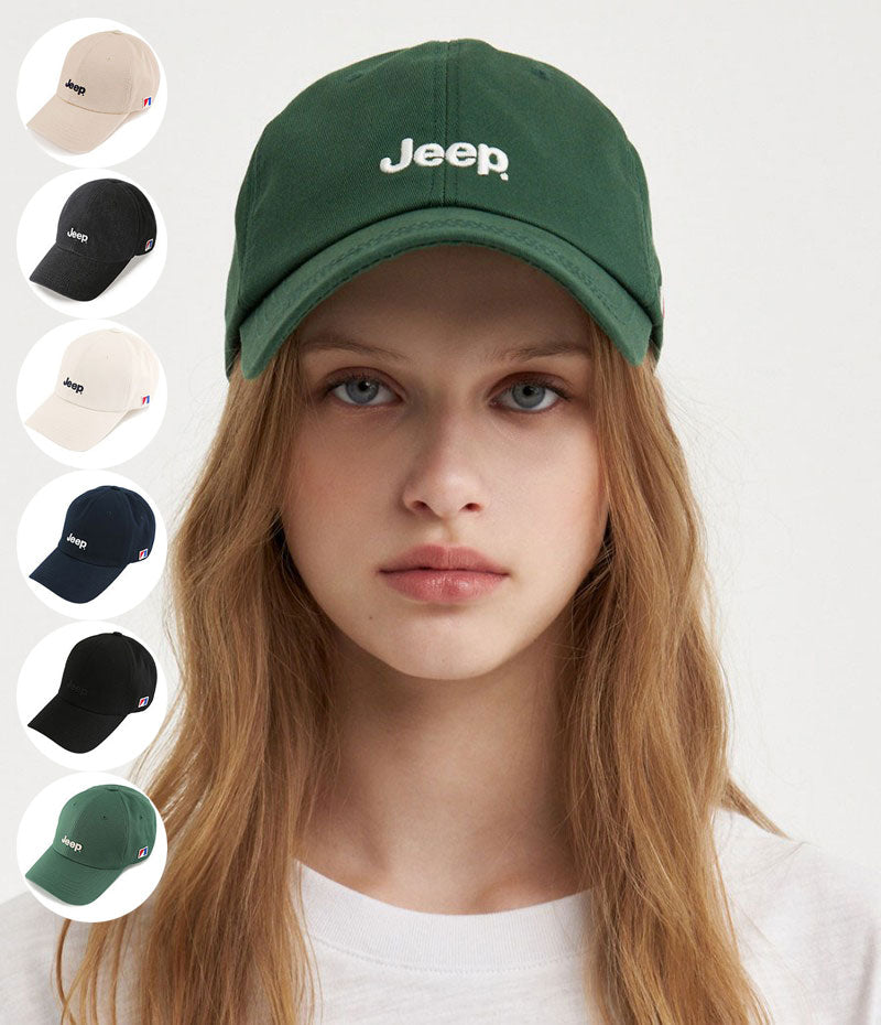 【WE ARE】韓國JEEP 休閒刺繡棒球帽 JR5GCU192