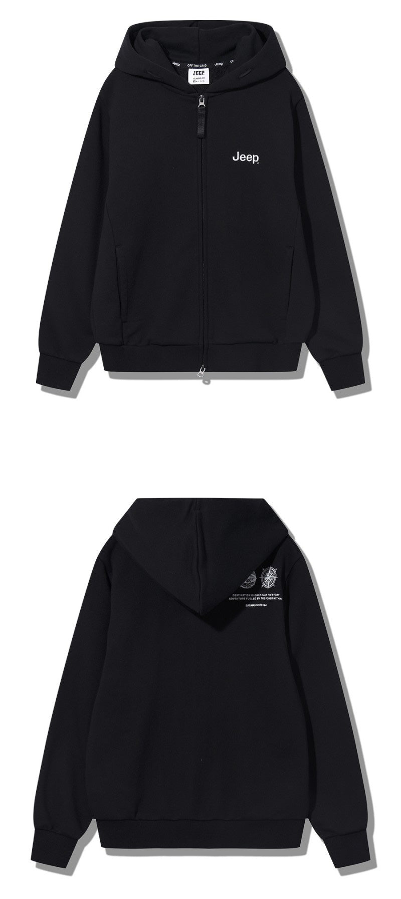男女同款【WE ARE】韓國JEEP連帽拉鏈外套JQ3TZU001